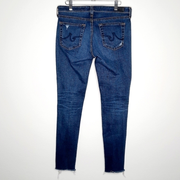 AG Adriano Goldschmied The Legging Ankle Super Skinny Distressed 30R - Picture 5 of 9